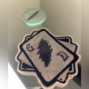 Purple and Black Patch